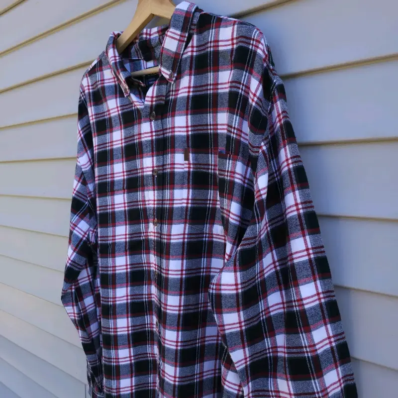 Camisa de franela a cuadros Chaps para hombre - 2