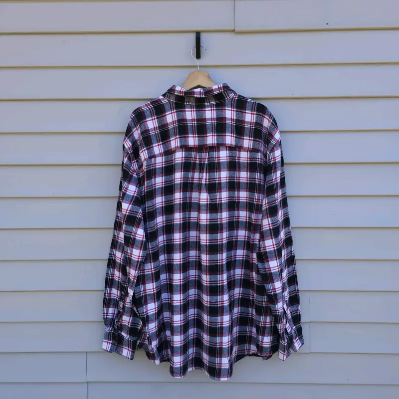Camisa de franela a cuadros Chaps para hombre - 5