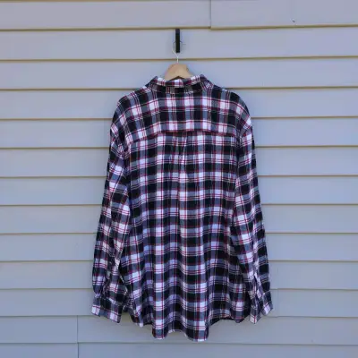 Camisa de franela a cuadros Chaps para hombre - miniatura 5