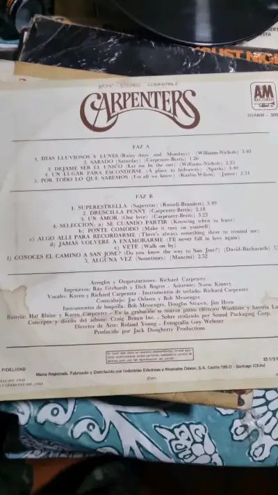 Vinilo Carpenters con Canciones Clásicas - miniatura 2