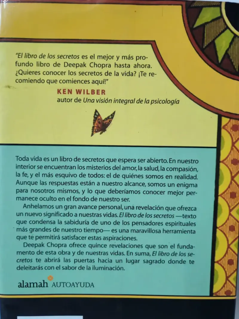 Libro 'El Libro de los Secretos' de Deepak Chopra - 2