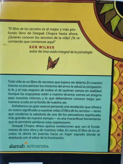 Libro 'El Libro de los Secretos' de Deepak Chopra - miniatura 2