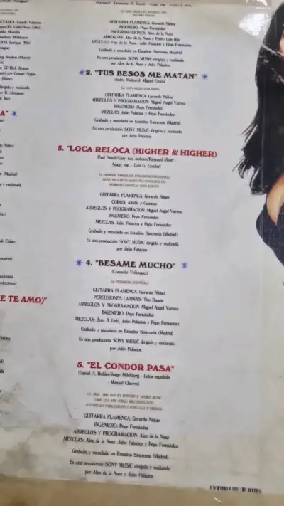 Vinilo Azúcar Moreno Mambo en buen estado - miniatura 4