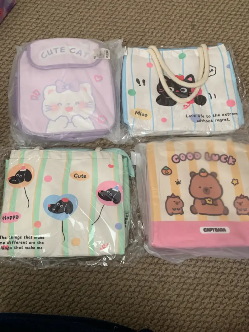 Set de Bolsas Térmicas con Diseño loncheras