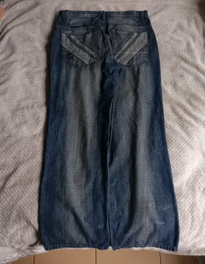 Jeans baggy y2k anchos - miniatura 3