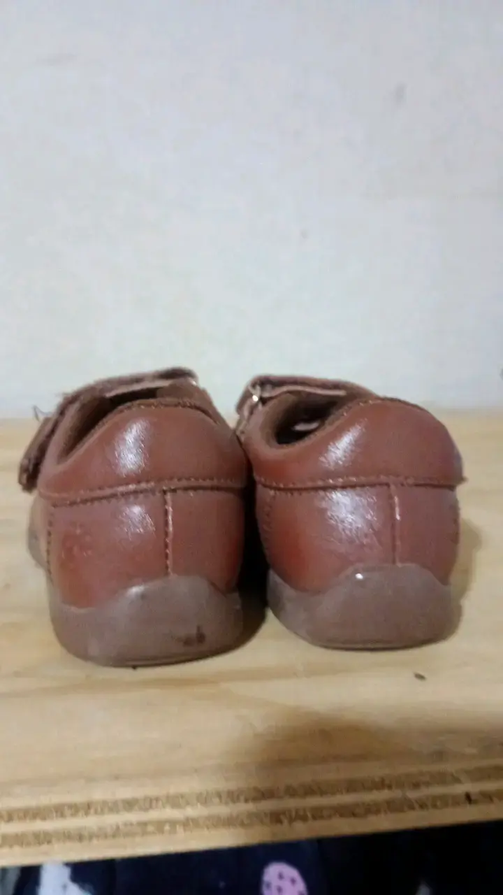 Zapatos de cuero marrón para niños osito ergonómic - 3