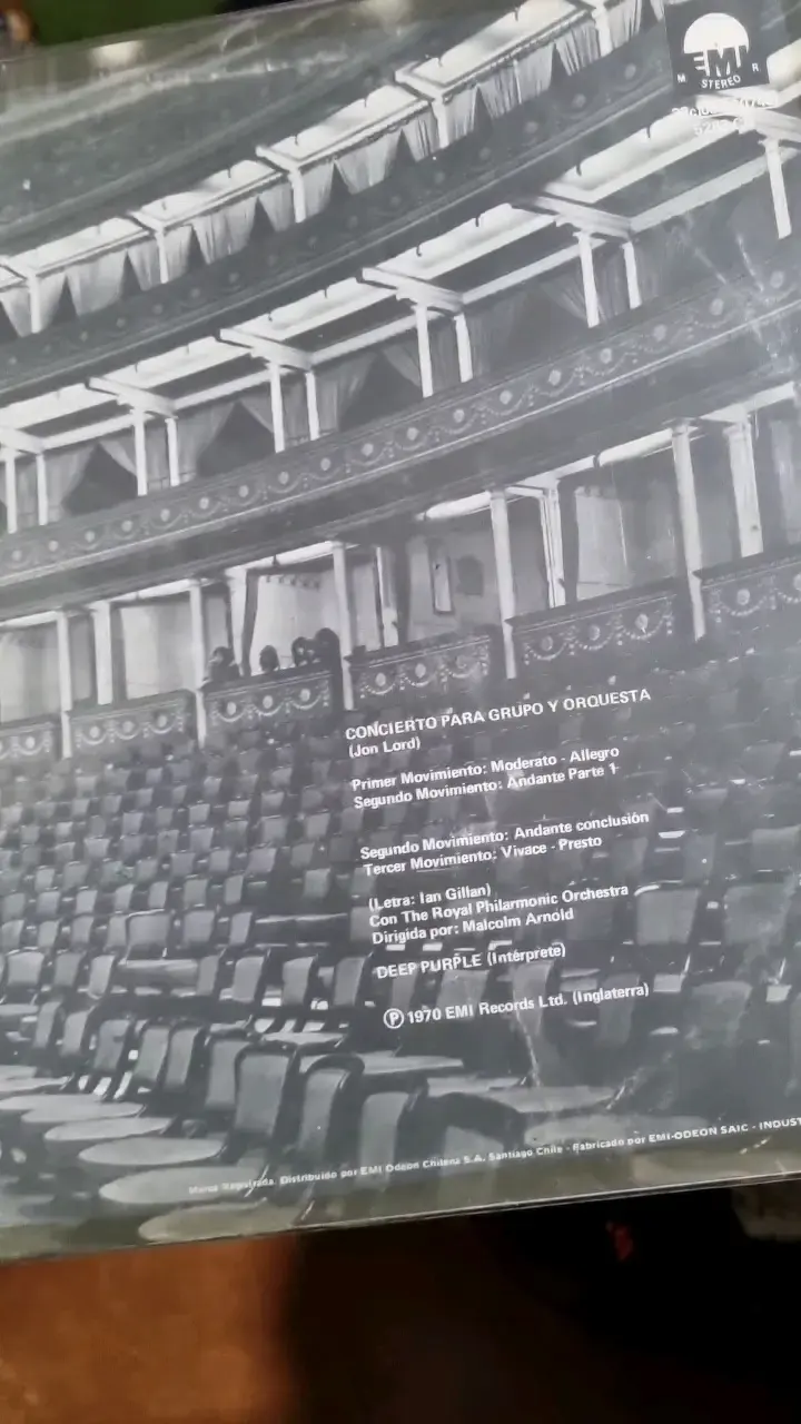 Vinilo Deep Purple con Orquesta Filarmónica - 5