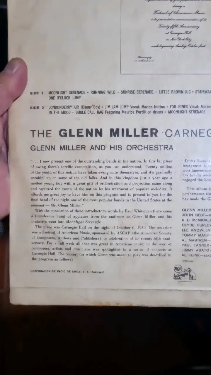 Vinilo The Glenn Miller Carnegie Hall Concert - 3