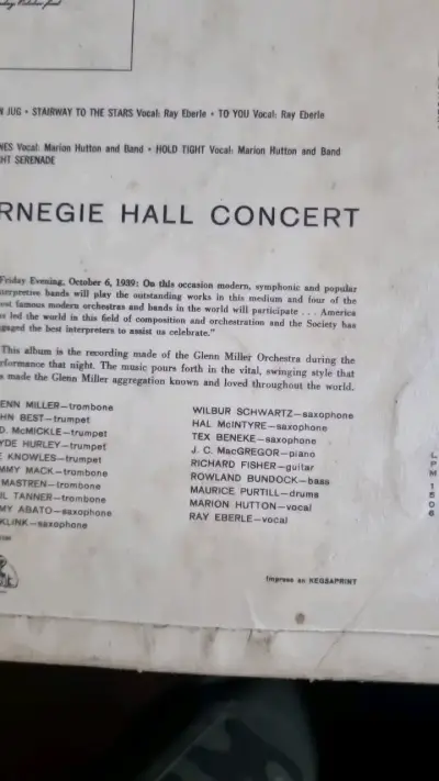 Vinilo The Glenn Miller Carnegie Hall Concert - miniatura 5