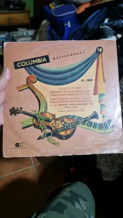 Disco LP Beethoven Concierto en Do Mayor Columbia - miniatura 1