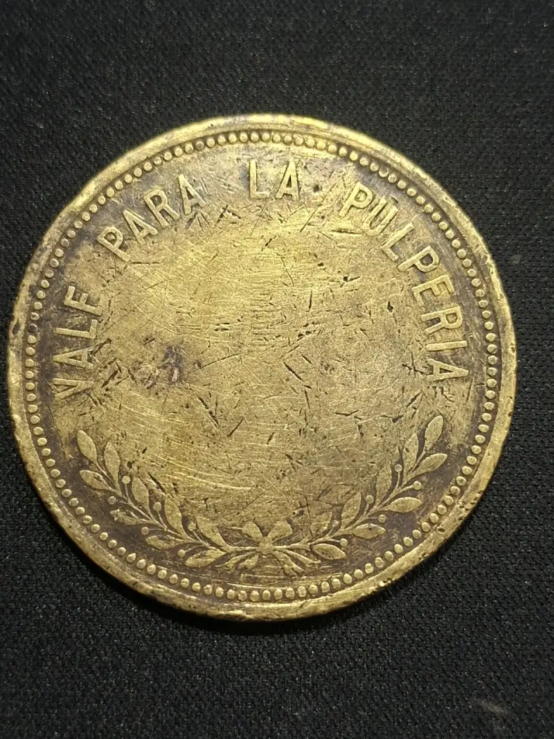 Moneda antigua Compañía Salitrera Alemana - 2