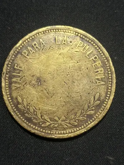 Moneda antigua Compañía Salitrera Alemana - miniatura 2