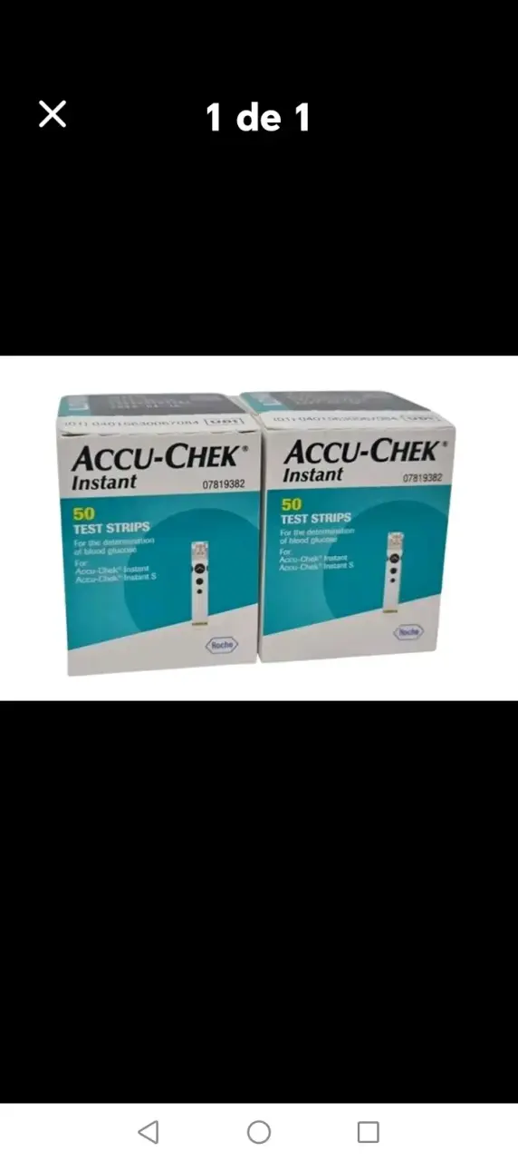 Tiras Reactivas Accu-Chek Instant 50 Unidades