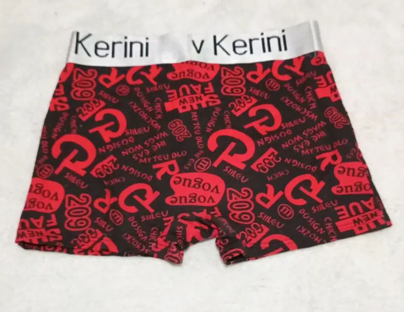 Boxer estampado rojo y negro Cailv Kerini - 2