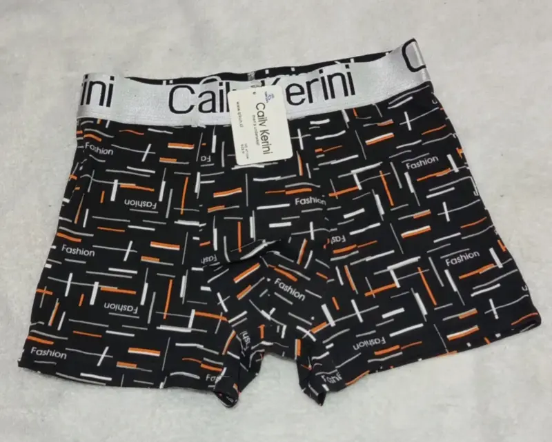 Boxer estampado negro Cailv Kerini para hombre - 1