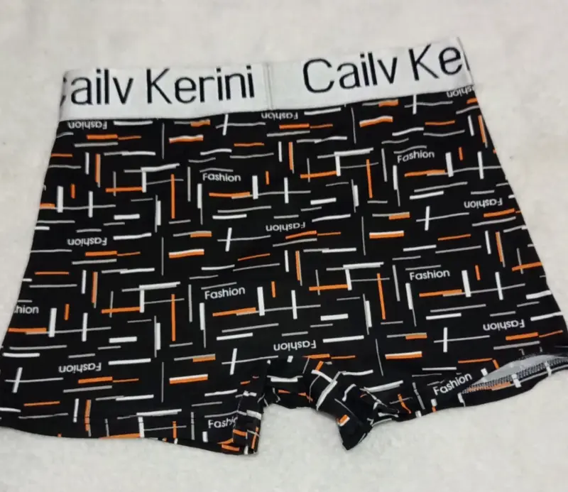 Boxer estampado negro Cailv Kerini para hombre - 2