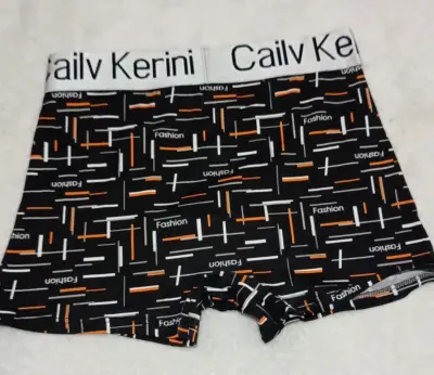 Boxer estampado negro Cailv Kerini para hombre - miniatura 2