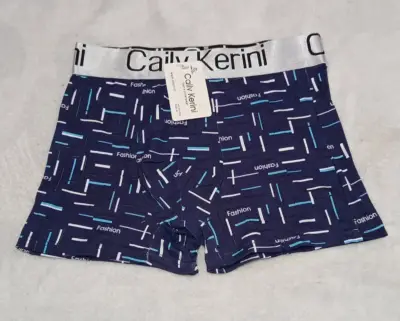 Boxer azul estampado Cailv Kerini - miniatura 1