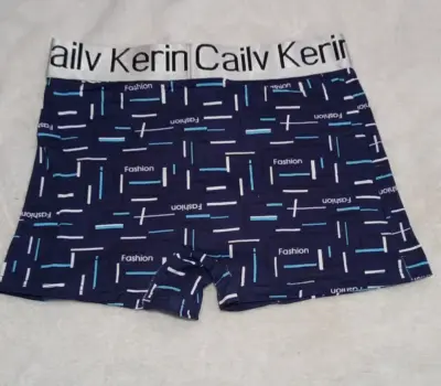 Boxer azul estampado Cailv Kerini - miniatura 2