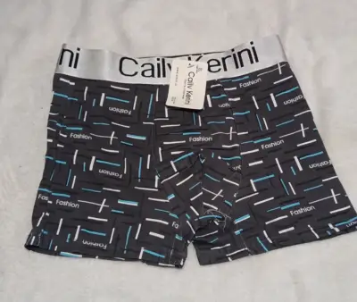 Boxer estampado negro Cailv Kerini para hombre - miniatura 1