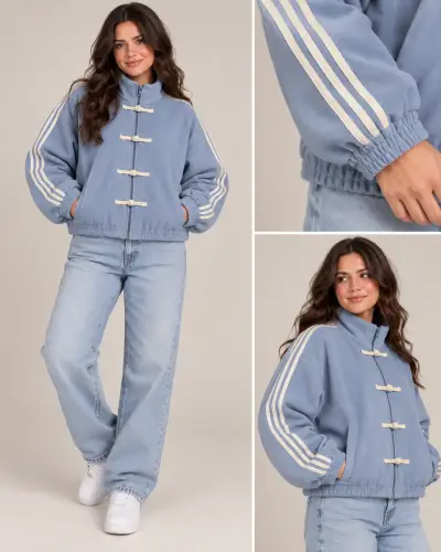 Chaqueta estilo adidas - miniatura 2