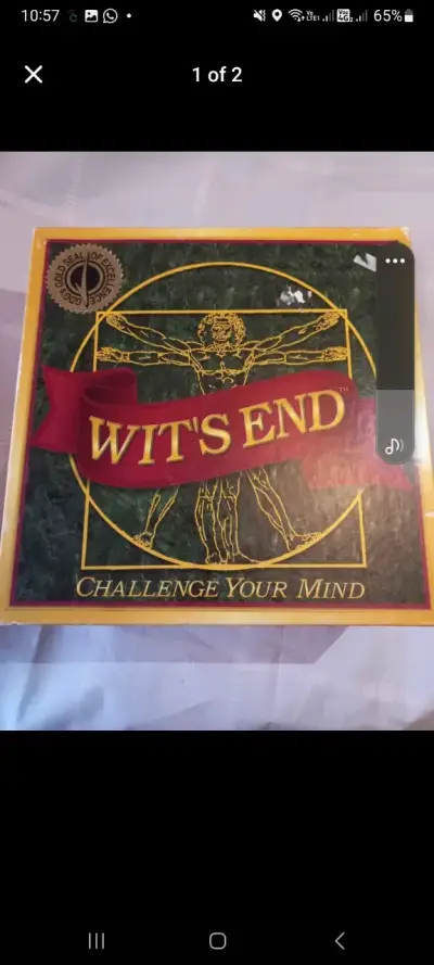 Juego de Mesa Wit's End Desafío Mental - miniatura 1