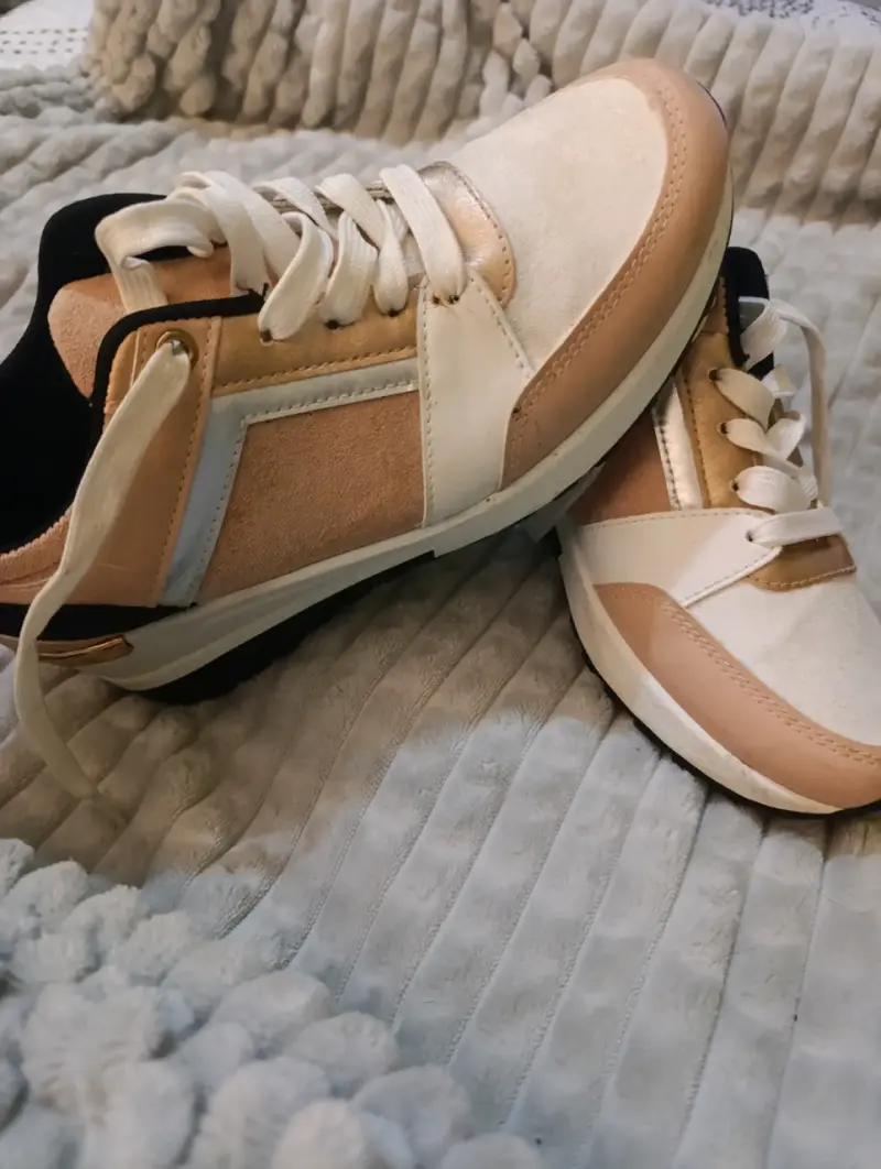 Zapatillas deportivas rosa y blancas para mujer - 2