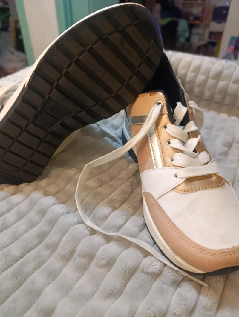 Zapatillas deportivas rosa y blancas para mujer - 3