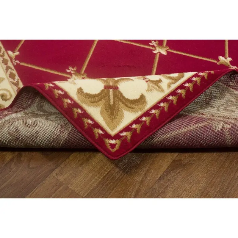 🇹🇷Alfombra Turca clásica roja con diseño✨ floral - 2