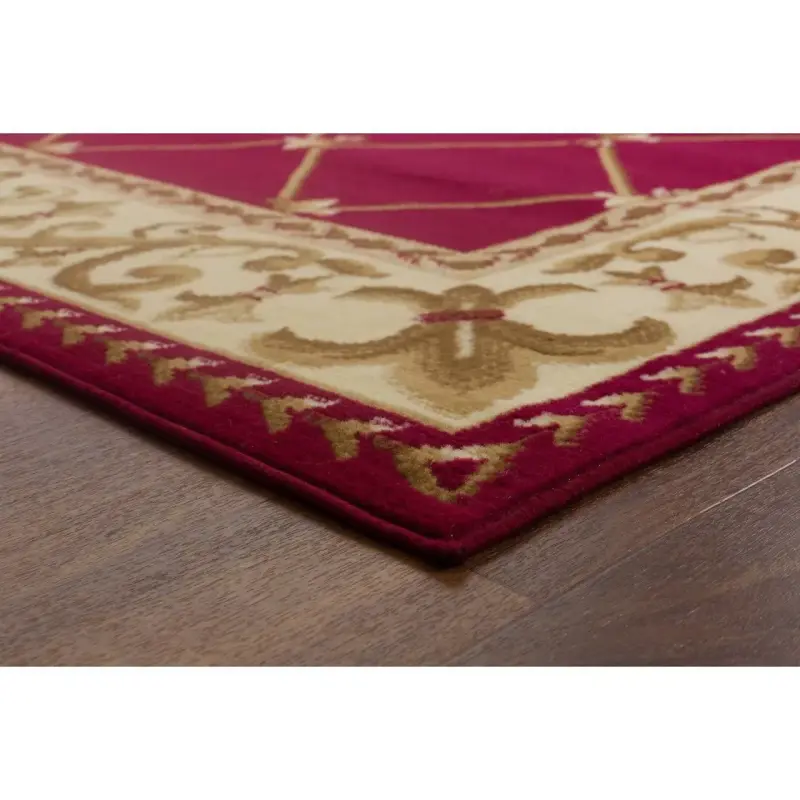 🇹🇷Alfombra Turca clásica roja con diseño✨ floral - 3
