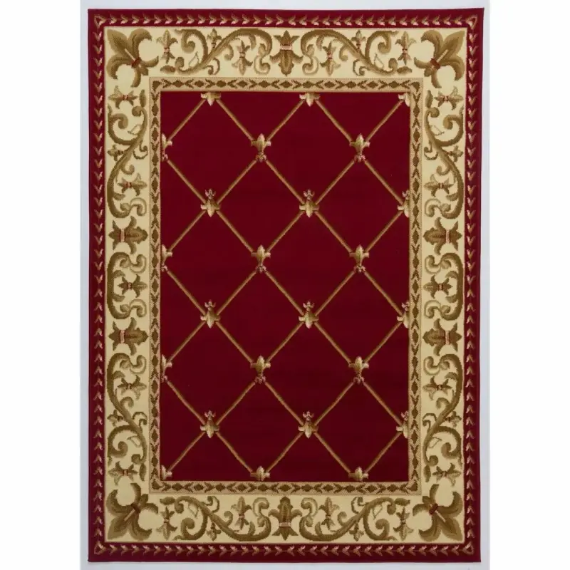 🇹🇷Alfombra Turca clásica roja con diseño✨ floral - 4