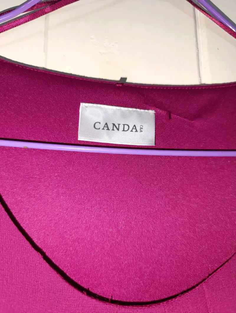 Blusa fucsia de gasa Canda - 3