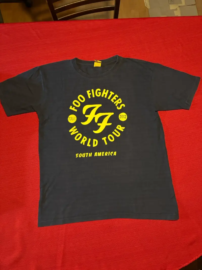 Polera Foo Fighters World Tour 2012 Azul marino - 1