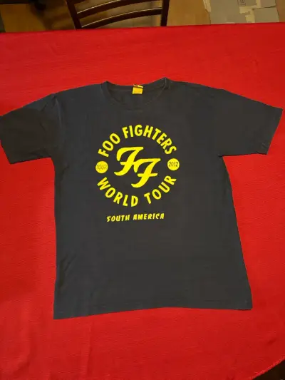 Polera Foo Fighters World Tour 2012  Azul marino - miniatura 1