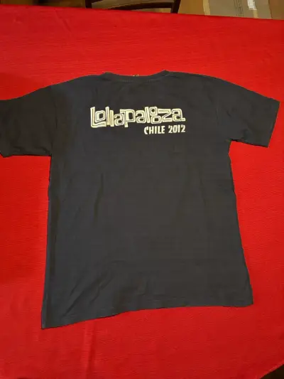 Polera Foo Fighters World Tour 2012  Azul marino - miniatura 3