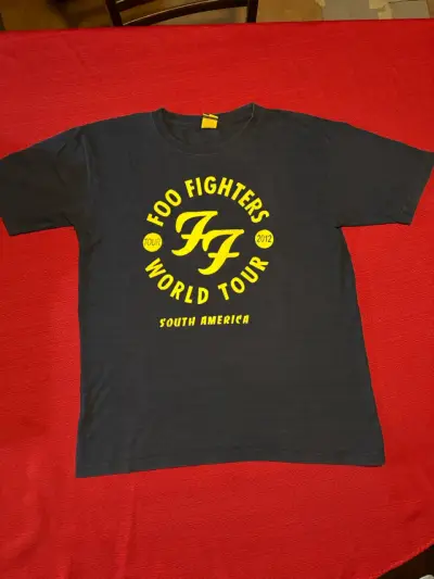 Polera Foo Fighters World Tour 2012  Azul marino - miniatura 5