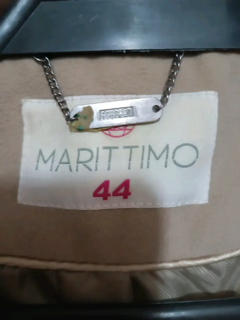 Abrigo beige para mujer Marittimo talla 44 - 2