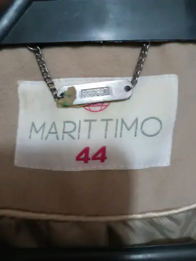 Abrigo beige para mujer Marittimo talla 44 - miniatura 2