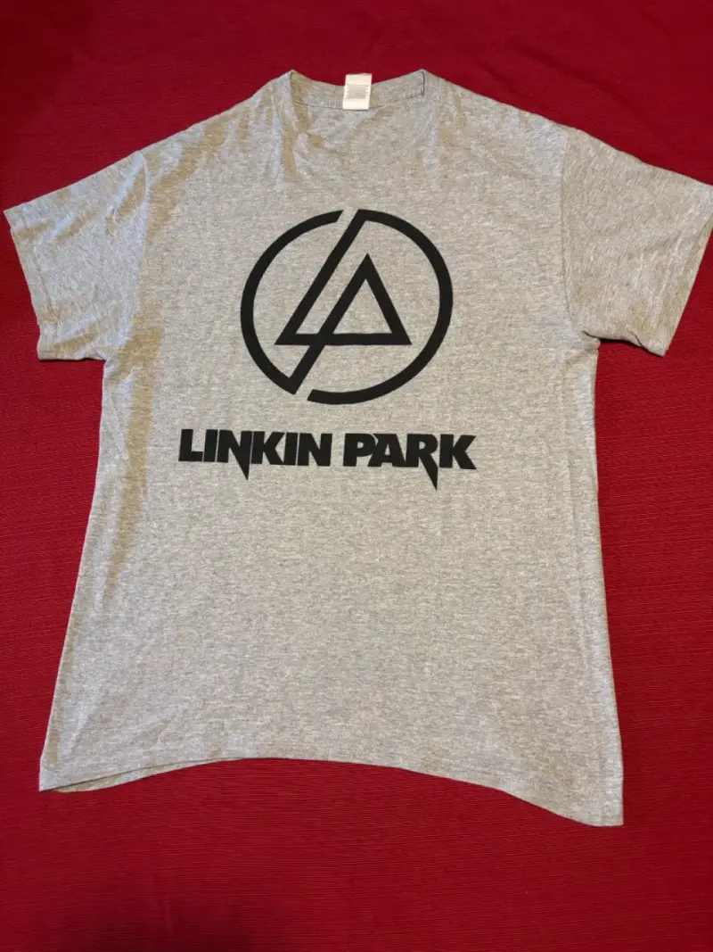 Polera gris Linkin Park talla M - 4