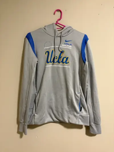 Polerón Nike UCLA Bruins gris con capucha - miniatura 1