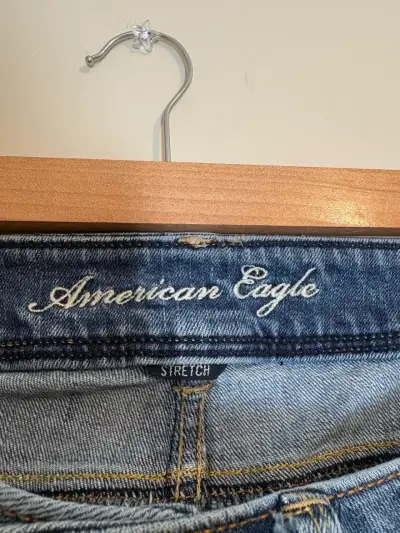 Jeans American Eagle azul talla 12 (42) - miniatura 2