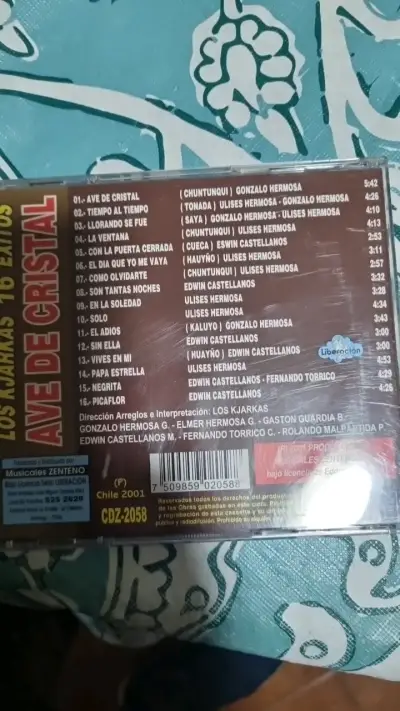 CD Los Kjarkas 16 Éxitos Ave de Cristal - miniatura 2