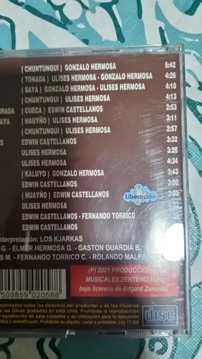 CD Los Kjarkas 16 Éxitos Ave de Cristal - miniatura 4