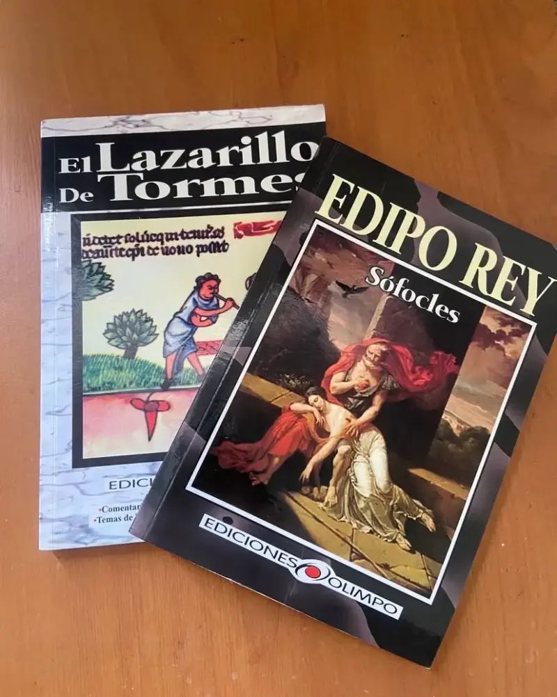 Libros clásicos El Lazarillo de Tormes y Edipo Rey