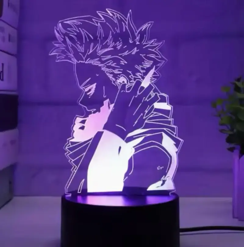Lámpara LED 3D Anime Decorativa