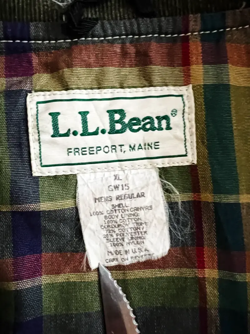 L.L. Bean Field Coat XL (90s) made in usa - 4