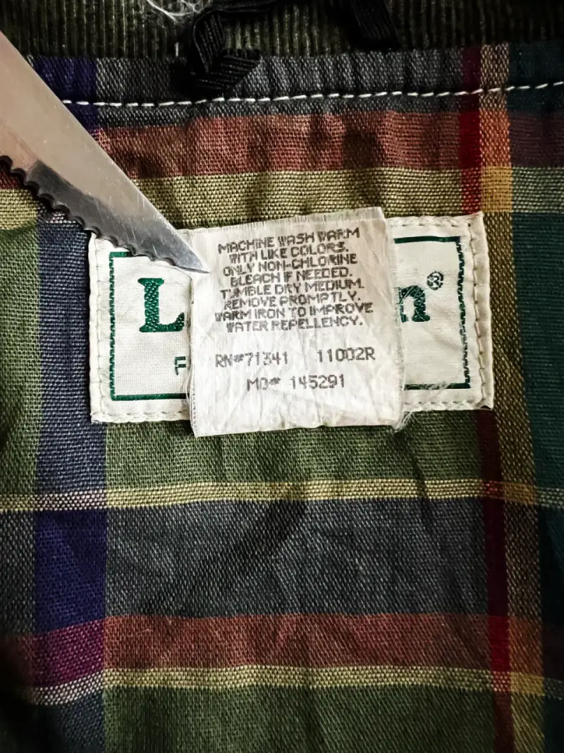 L.L. Bean Field Coat XL (90s) made in usa - 5