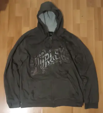 Poleron FullZip Hurley 00s Y2K - miniatura 1