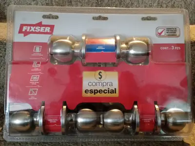 Juego de manillas de puerta Fixser 3 piezas - miniatura 1