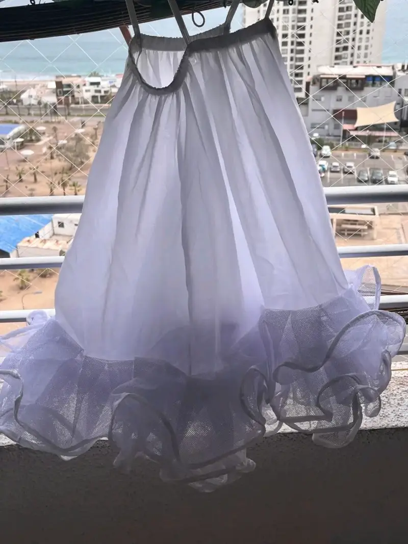 Falso blanca para vestido de cueca